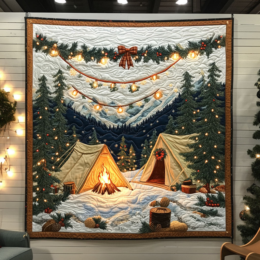 Forest Camping Quilt Practical Quilt Blanket Gift for Comfort and Style