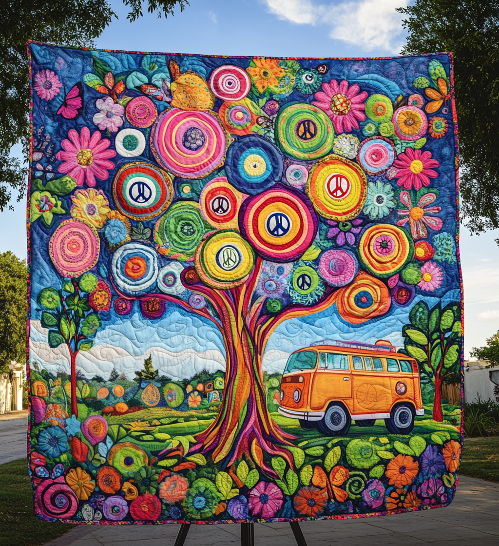 Forest Hideaway Quilted Blanket Best Camping Gifts