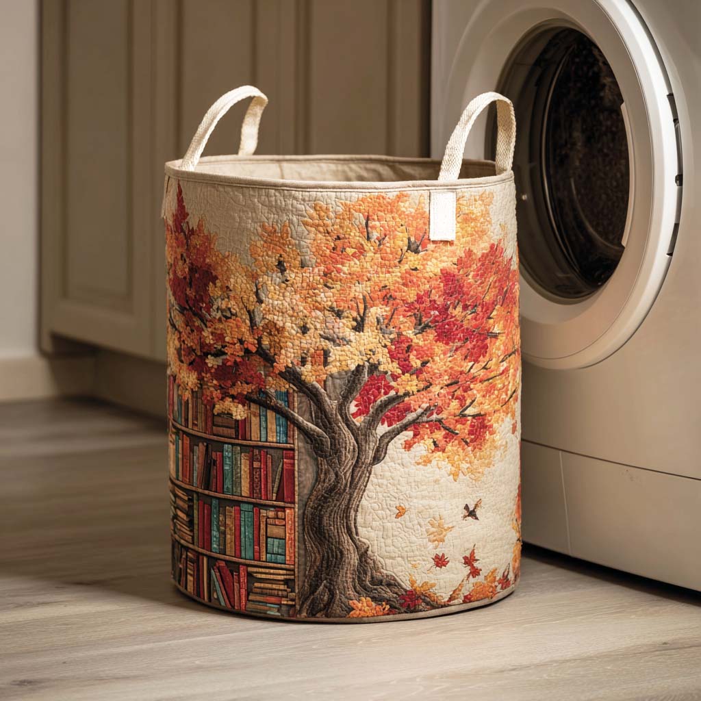 Forest Page Quilted Laundry Basket Mother's Day Merch Gift