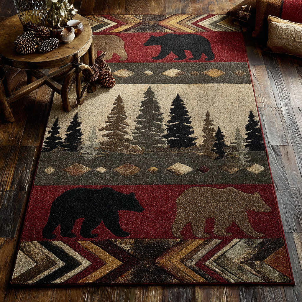Forest Path Area Rug Home Front Door Design Forest Gift Shop