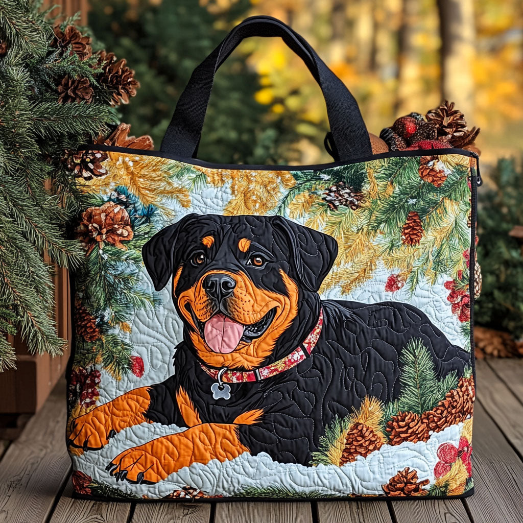 Forest Protector Quilted Tote Bag Unique Beach Gifts