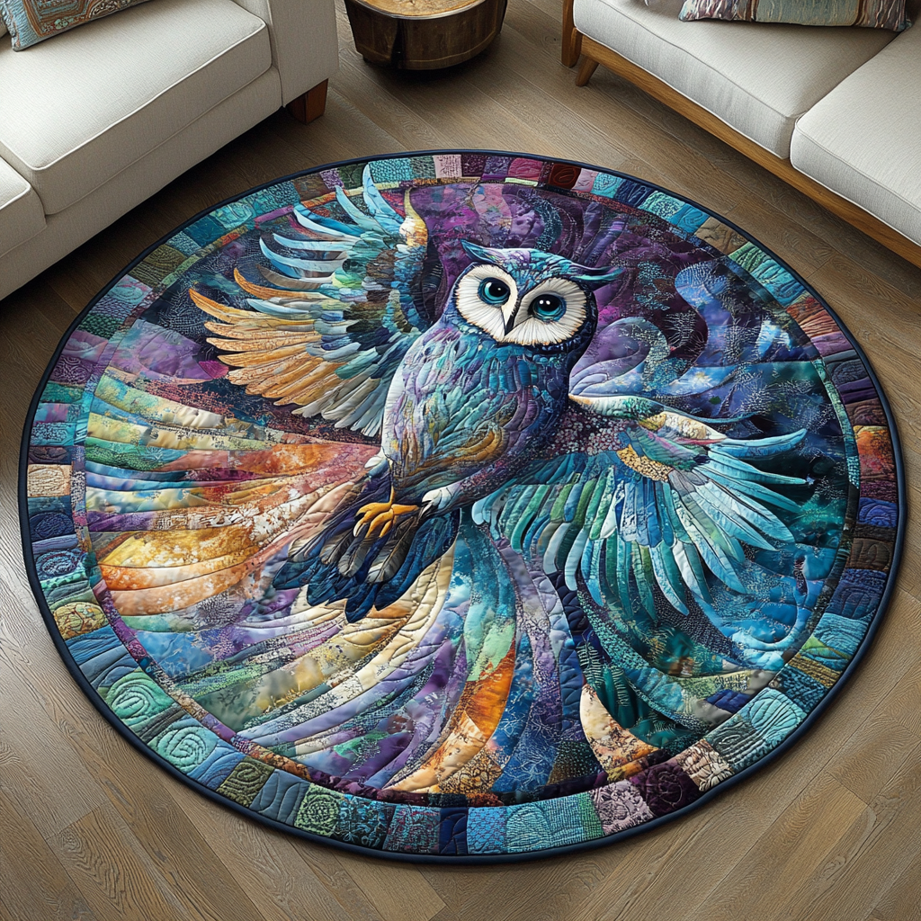 Forest Seer Quilted Round Mat Front Entryway Ideas Themd Tractor Gifts Farmer