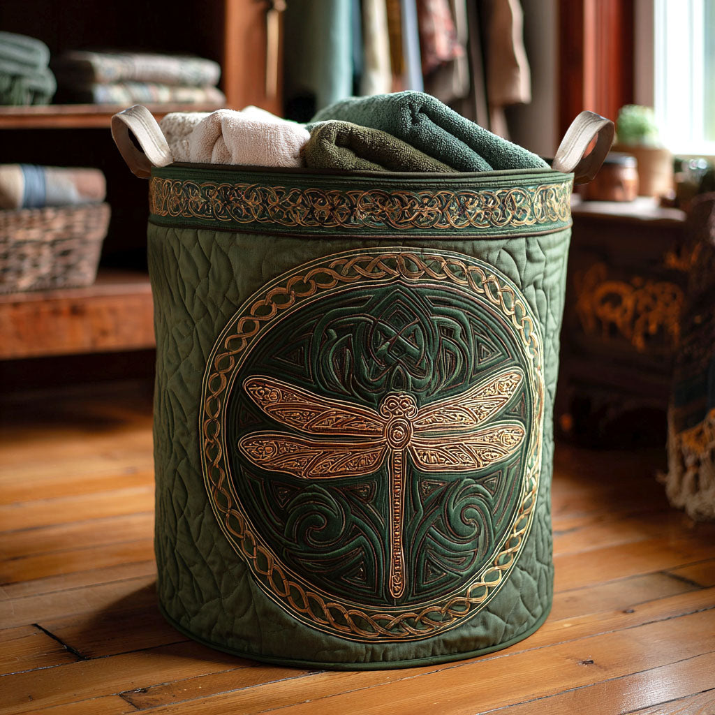 Forest Soulfly Quilted Laundry Basket Trendy Quilted Laundry Hamper Gift for Modern Living