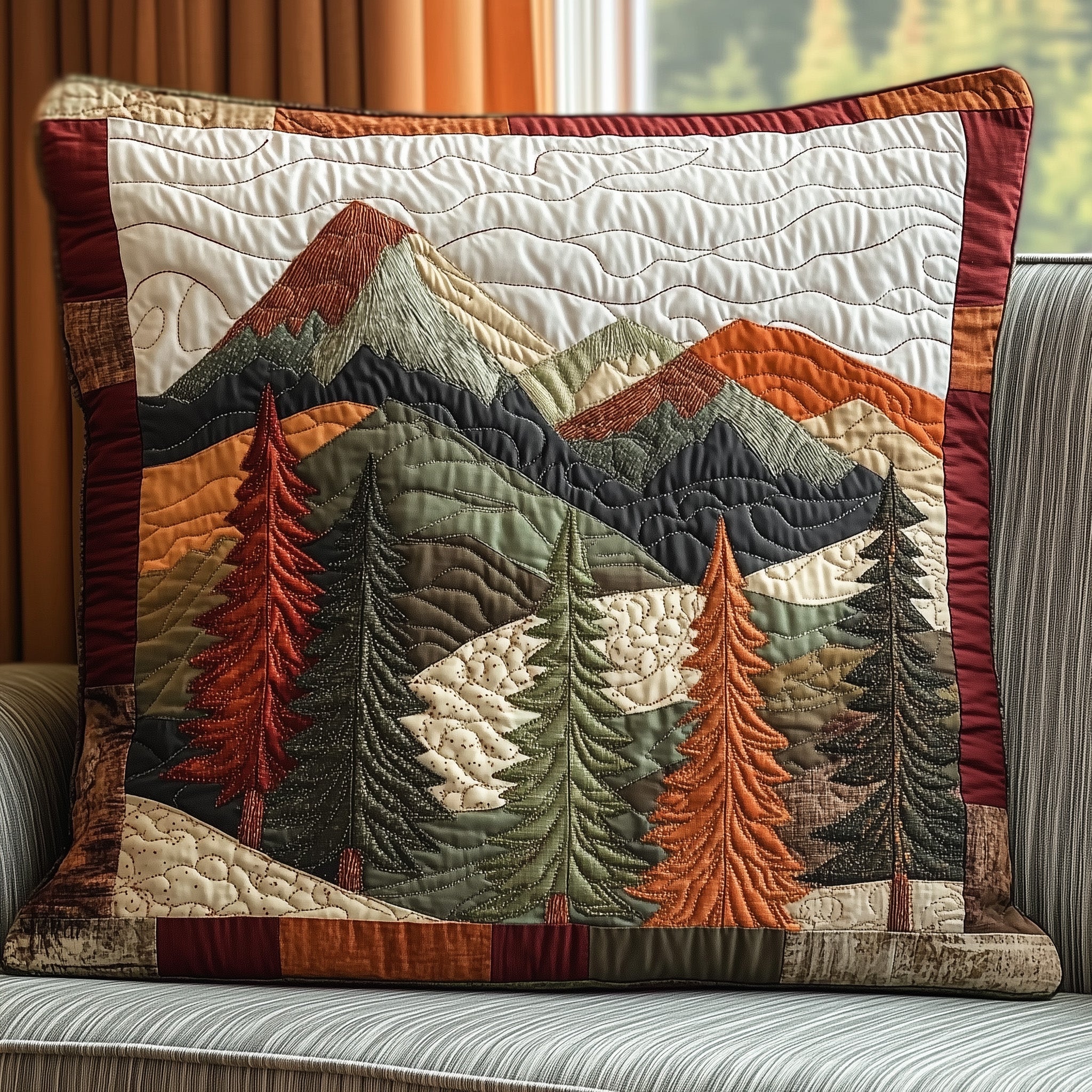 Forest Vibe Quilted Pillow Case Gift For Kids(1)
