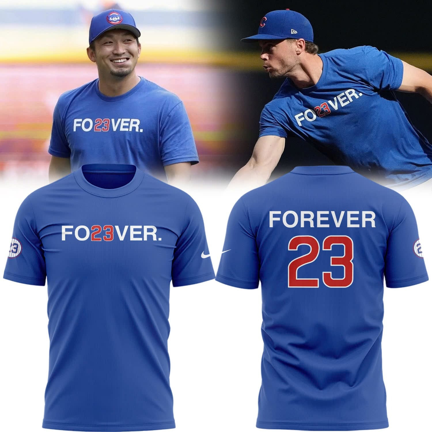 Forever 23 RIP Ryne Sandberg T-Shirt Gifts For Baseball MLB Fans