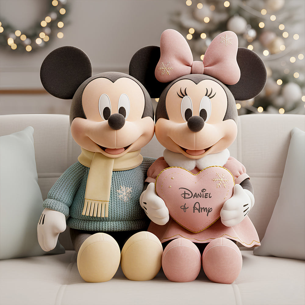 Forever Couple - Christmas Pillow Personalized Gifts For Couple - Funny Stocking Stuffers For Adults