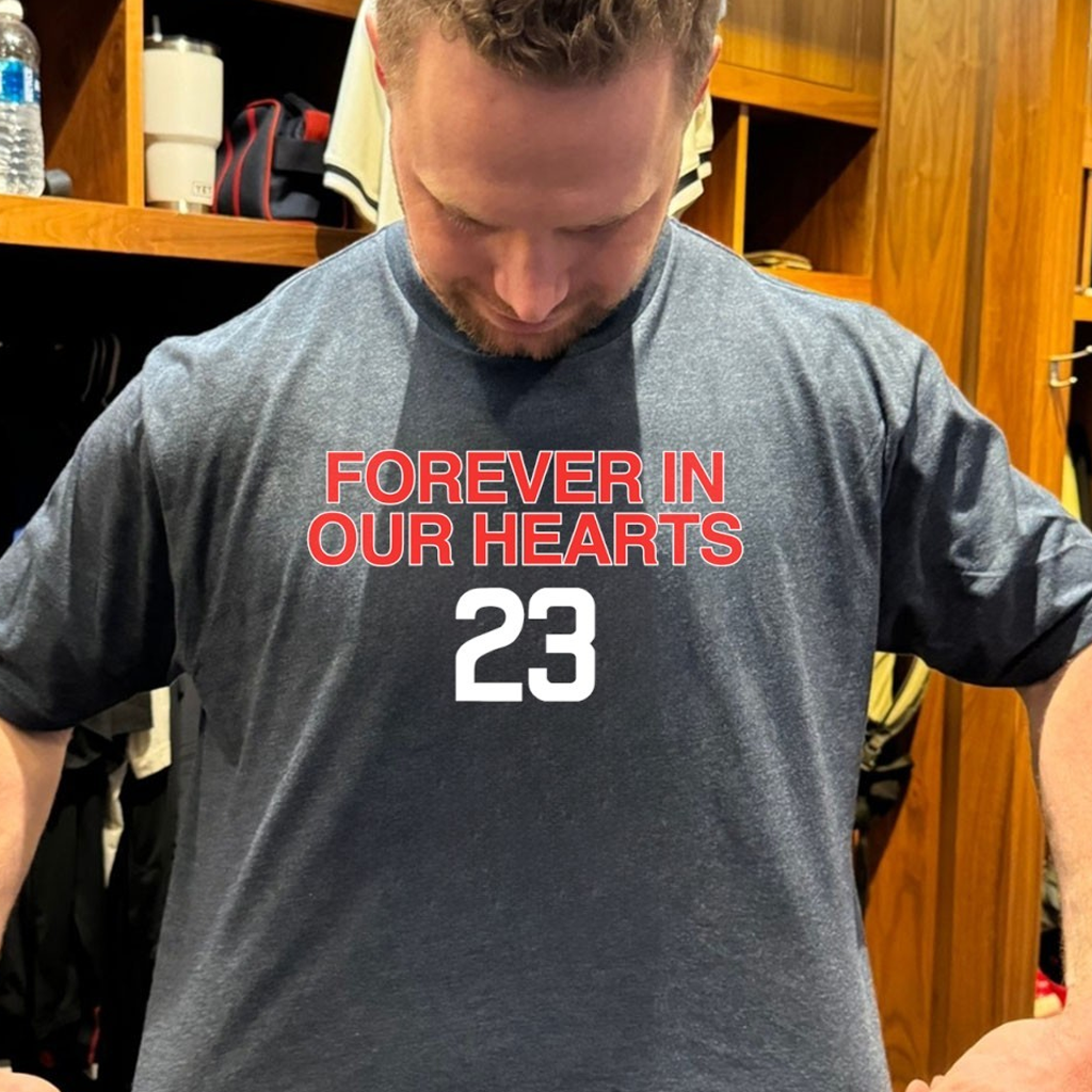 Forever In Our Hearts Thank You Ryne Sandberg 23 Chicago Cubs Shirt Birthday Gift Ideas For Dad