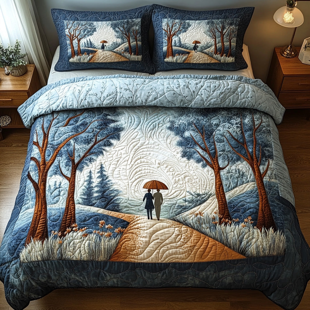 Forever Us Quilted Bedding Set Romantic Bedroom Decorating Ideas Cute Couple Gifts