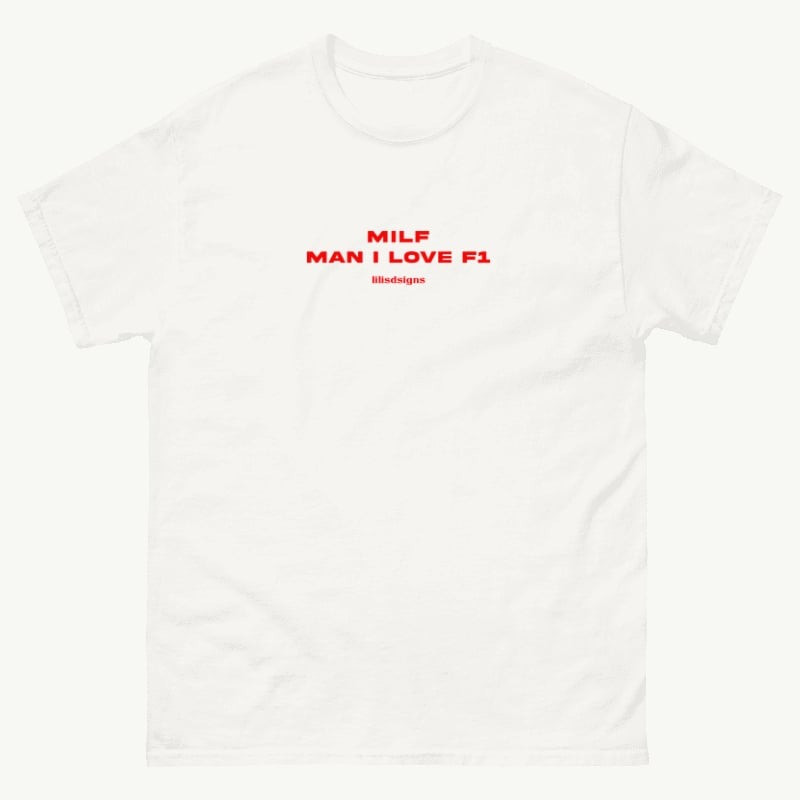 Formula 1 2025 Merch T-Shirt Man I Love F1 Humorous Clothes Best Gifts For F1 Fans