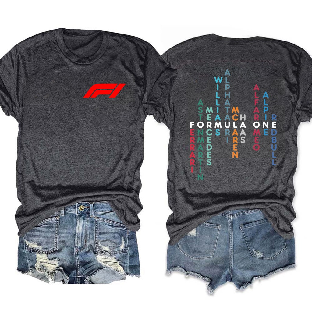Formula One Racing T-Shirt Women's Formula 1 Racing Fan Gifts For Her