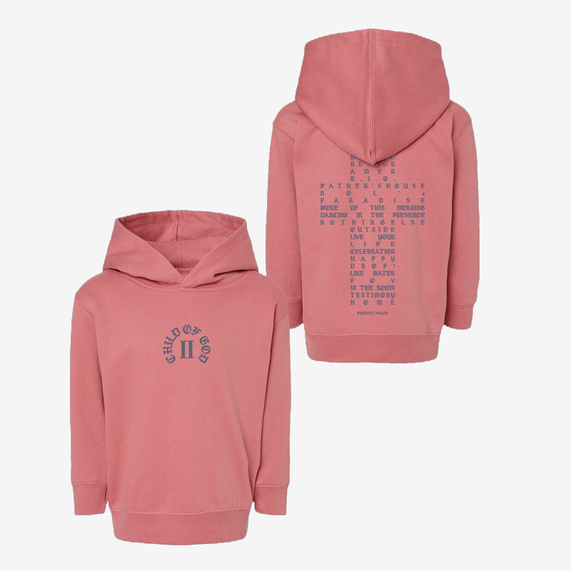 Forrest Frank Merch Child Of God II Hoodie Cross Shape Music Apparel Forrest Frank Lover Gifts