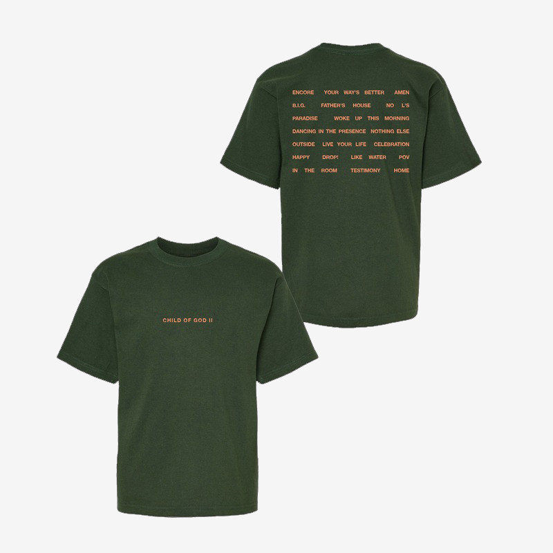 Forrest Frank Merch Child Of God II T-Shirt Tracklists Children Shirt Gift For Forrest Frank Lover