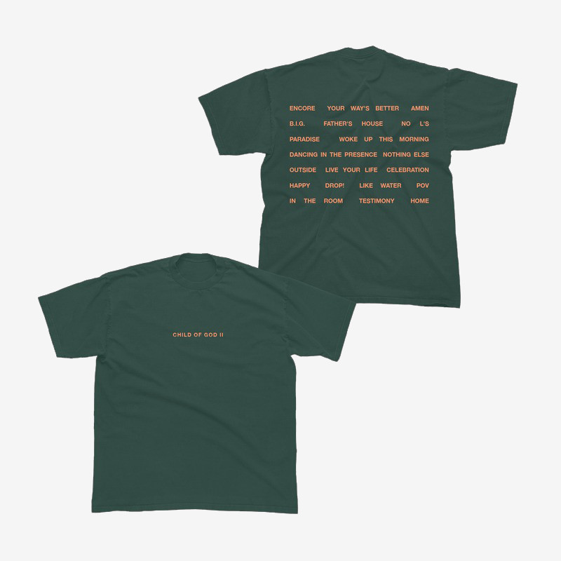 Forrest Frank Merch Child Of God II T-Shirt Tracklists Children Shirt Gift For Music Lovers