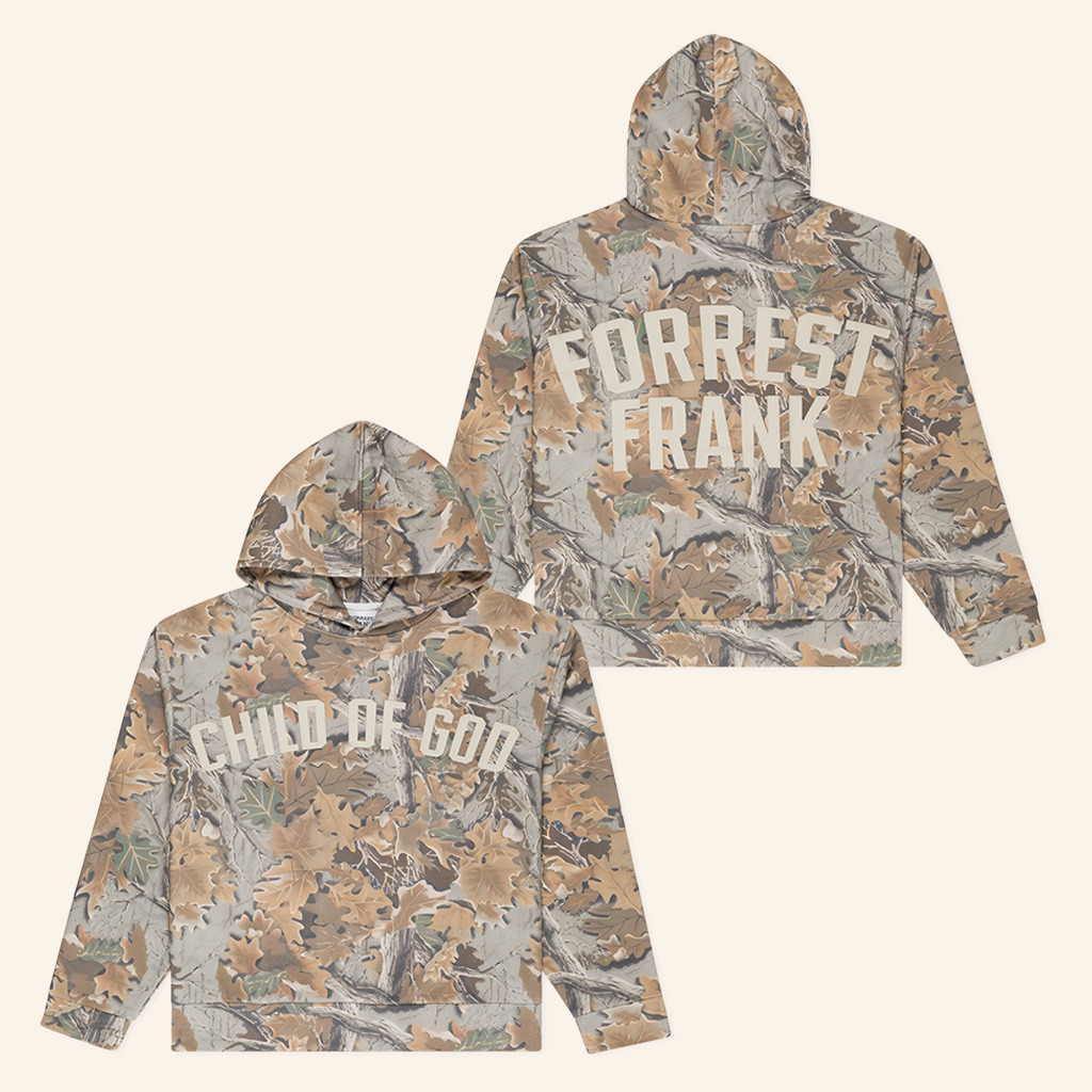 Forrest Frank Merch Forrest Frank Tour Merch Child Of God Camo Hoodie Christmas Gifts For Him