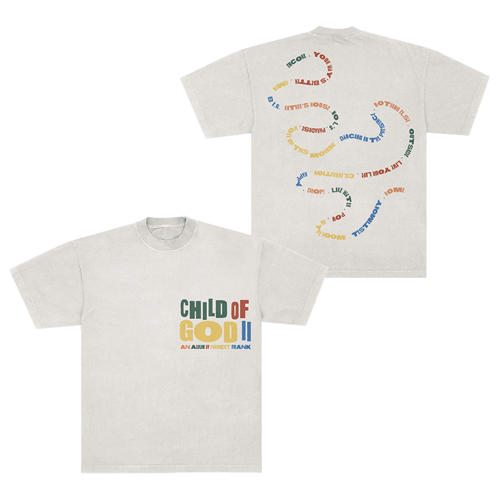 Forrest Frank Merch Forrest Frank Tour Merch Child Of God II Tracklist Natural T-Shirt Fans Gift Forrest Frank Merch Forrest Frank Tour Merch Child Of God II Tracklist Natural T-Shirt Fans Gift