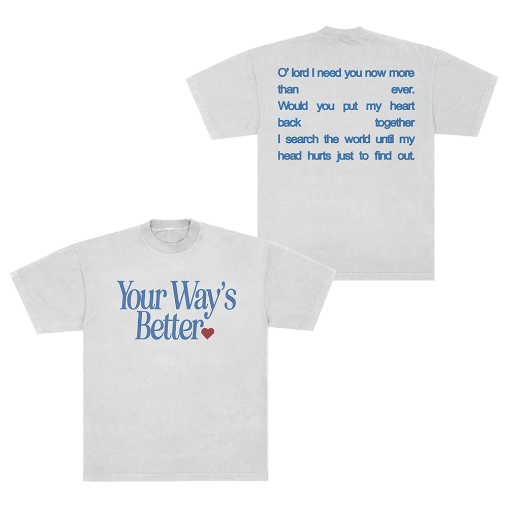 Forrest Frank Merch Forrest Frank Tour Merch Child Of God Shirt Your Way's Better White T-Shirt