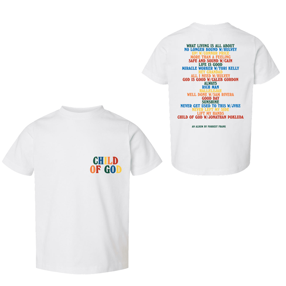 Forrest Frank Merch Forrest Frank Tour Merch Child Of God T-Shirt Gifts For Music Fans