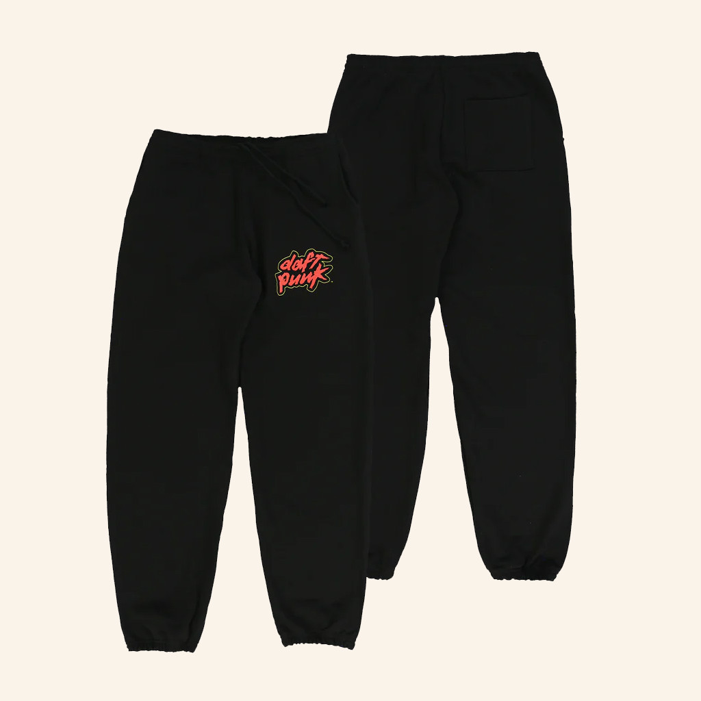 Fortnite x Daft Punk Merch Classic Daft Punk Logo Black Sweatpants Christmas Gifts For Guys Fortnite x Daft Punk Merch Classic Daft Punk Logo Black Sweatpants Christmas Gifts For Guys