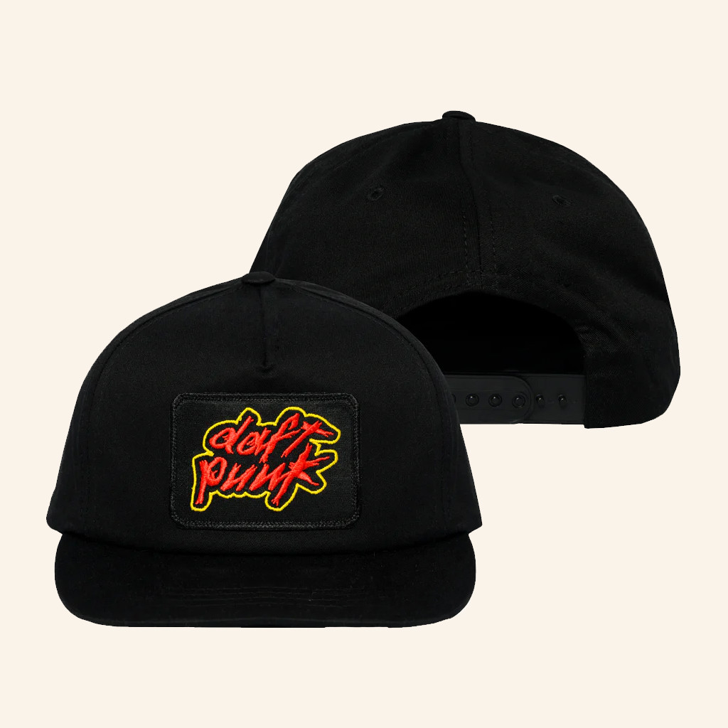 Fortnite x Daft Punk Merch Classic Daft Punk Logo Embroidered Snapback Hat Gifts For Dad Fortnite x Daft Punk Merch Classic Daft Punk Logo Embroidered Snapback Hat Gifts For Dad