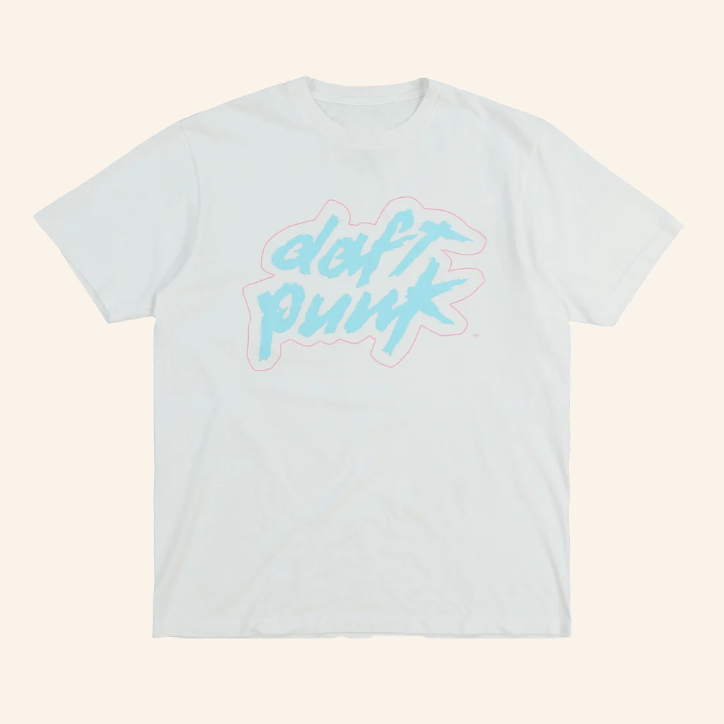 Fortnite x Daft Punk Merch Daft Punk Logo White T-Shirt Xmas Gifts For Best Friends