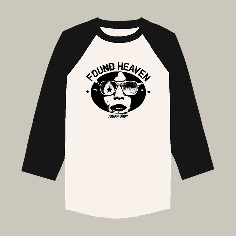 Found Heaven Conan Gray Raglan Music Concert Apparel Conan Gray Fan Gift For Him
