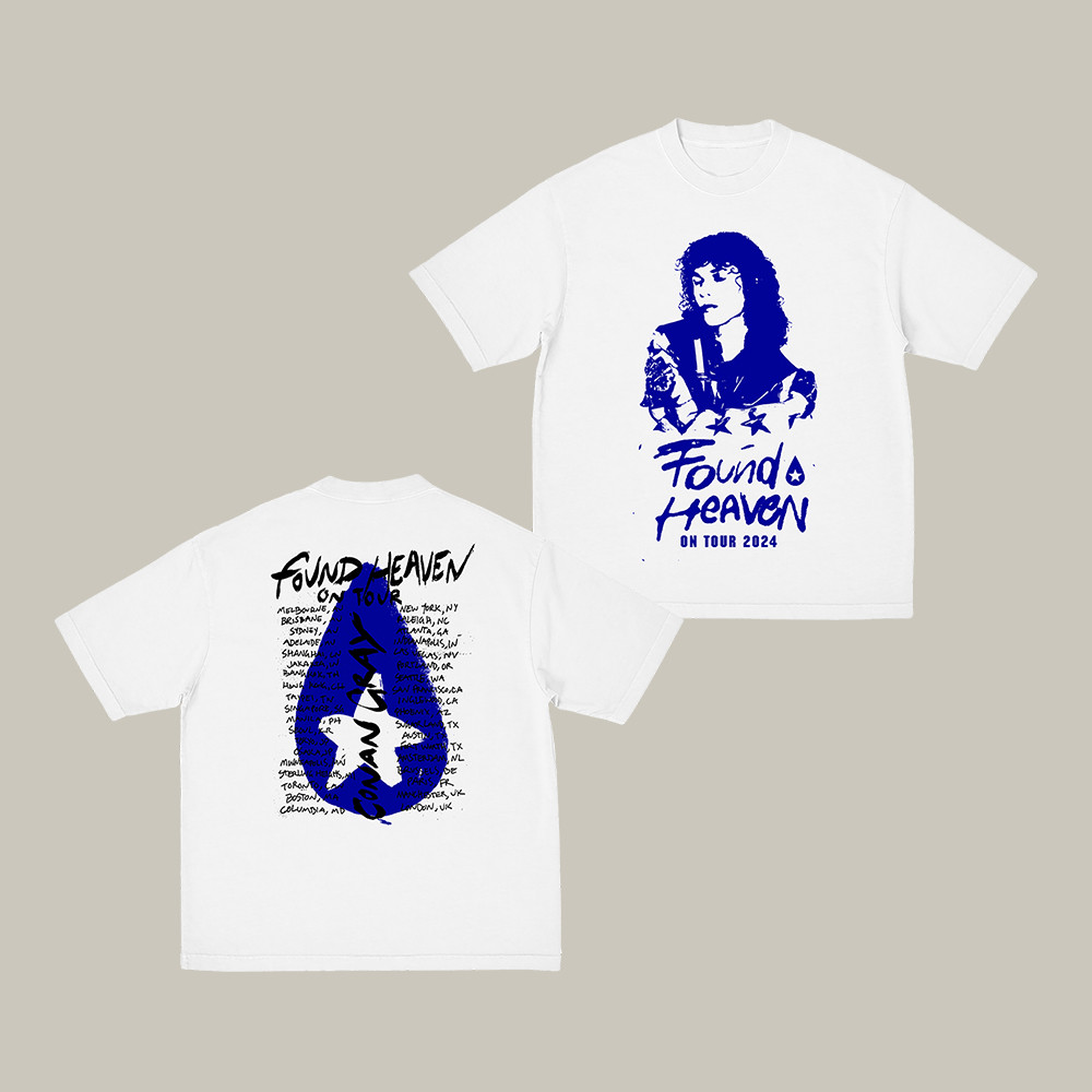 Found Heaven On Tour Dateback Conan Gray T-Shirt Music Concert Tee Gift For Fans