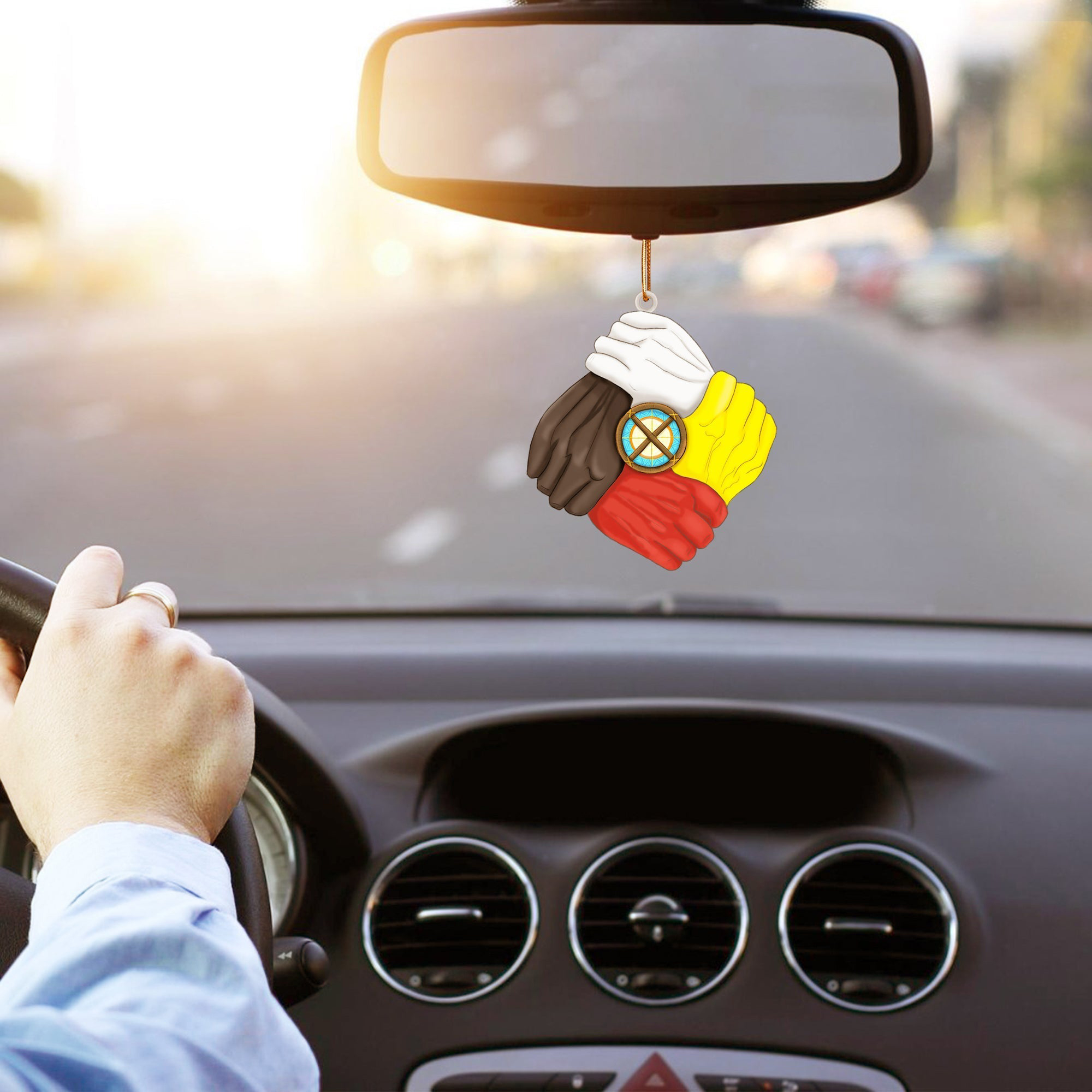 Four Directions American Native Christmas Car Ornament Home Decor Gifts For Native