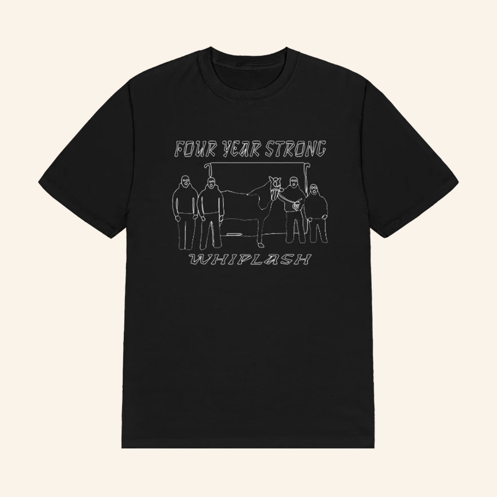 Four Year Strong Merch Whiplash T-Shirt Christmas Ideas For Husband