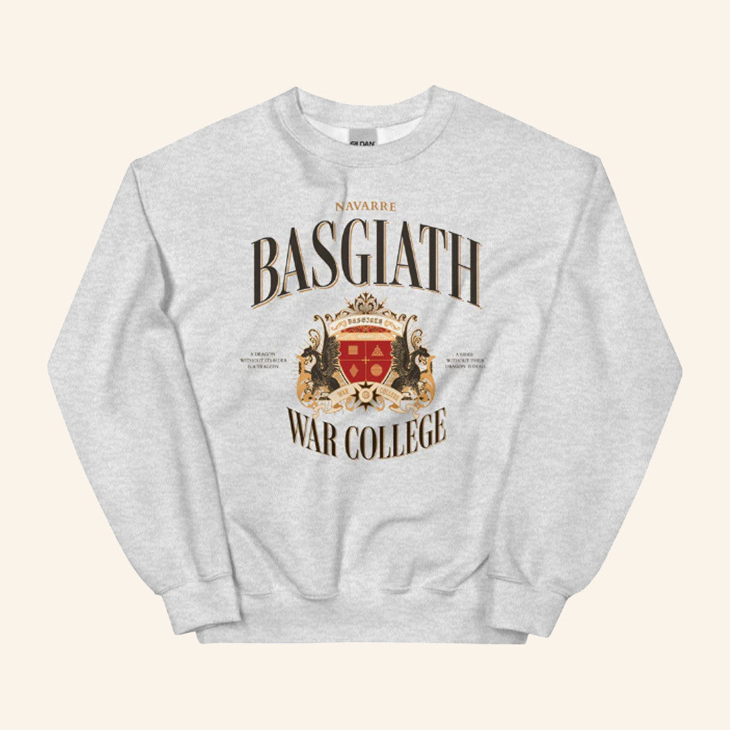 Fourth Wing Merch Basgiath War College Sweatshirt Birthday Gift For Friends Fourth Wing Merch Basgiath War College Sweatshirt Birthday Gift For Friends