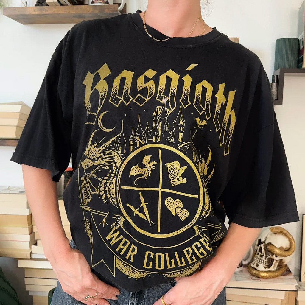 Fourth Wing Merch Basgiath War College T-Shirt Gifts For Girlfriend Fourth Wing Merch Basgiath War College T-Shirt Gifts For Girlfriend