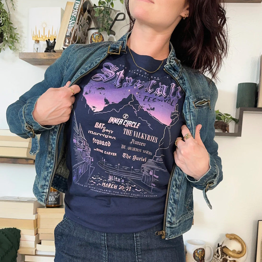 Fourth Wing Merch Starfall T-Shirt Present For Her Fourth Wing Merch Starfall T-Shirt Present For Her