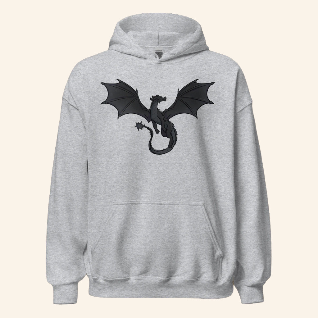 Fourth Wing Merch Tairn Dragon Hoodie Unique Gift For Boyfriend Birthday