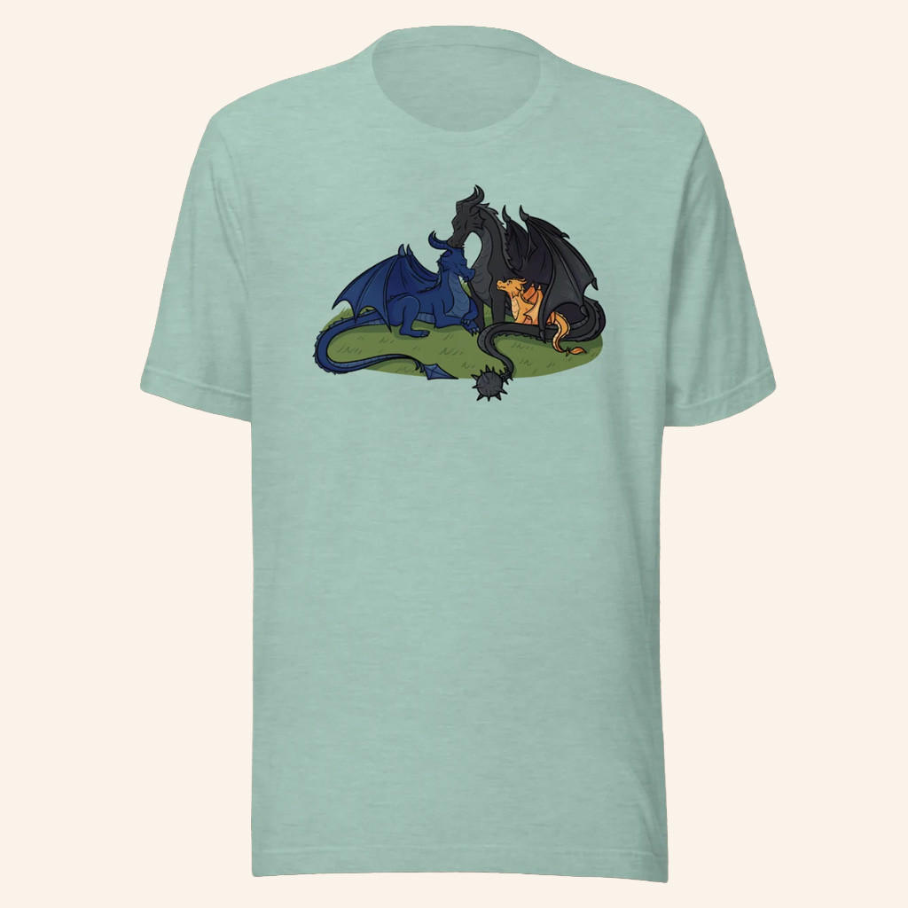 Fourth Wing Merch Tairn Sgaeyl And Andarna T-Shirt Best Gifts For Friends