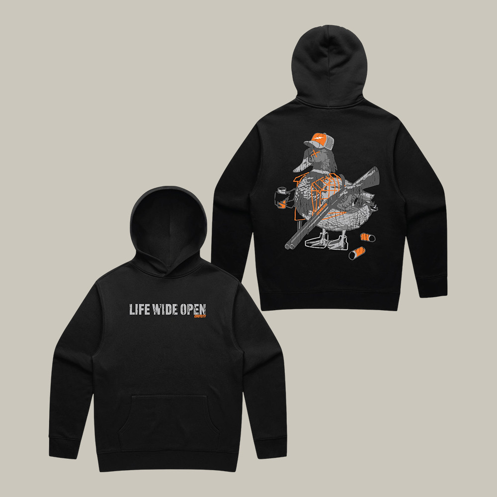 Fowl Behavior Life Wide Open Hoodie CboysTV Apparel Present Idea For Girlfriend