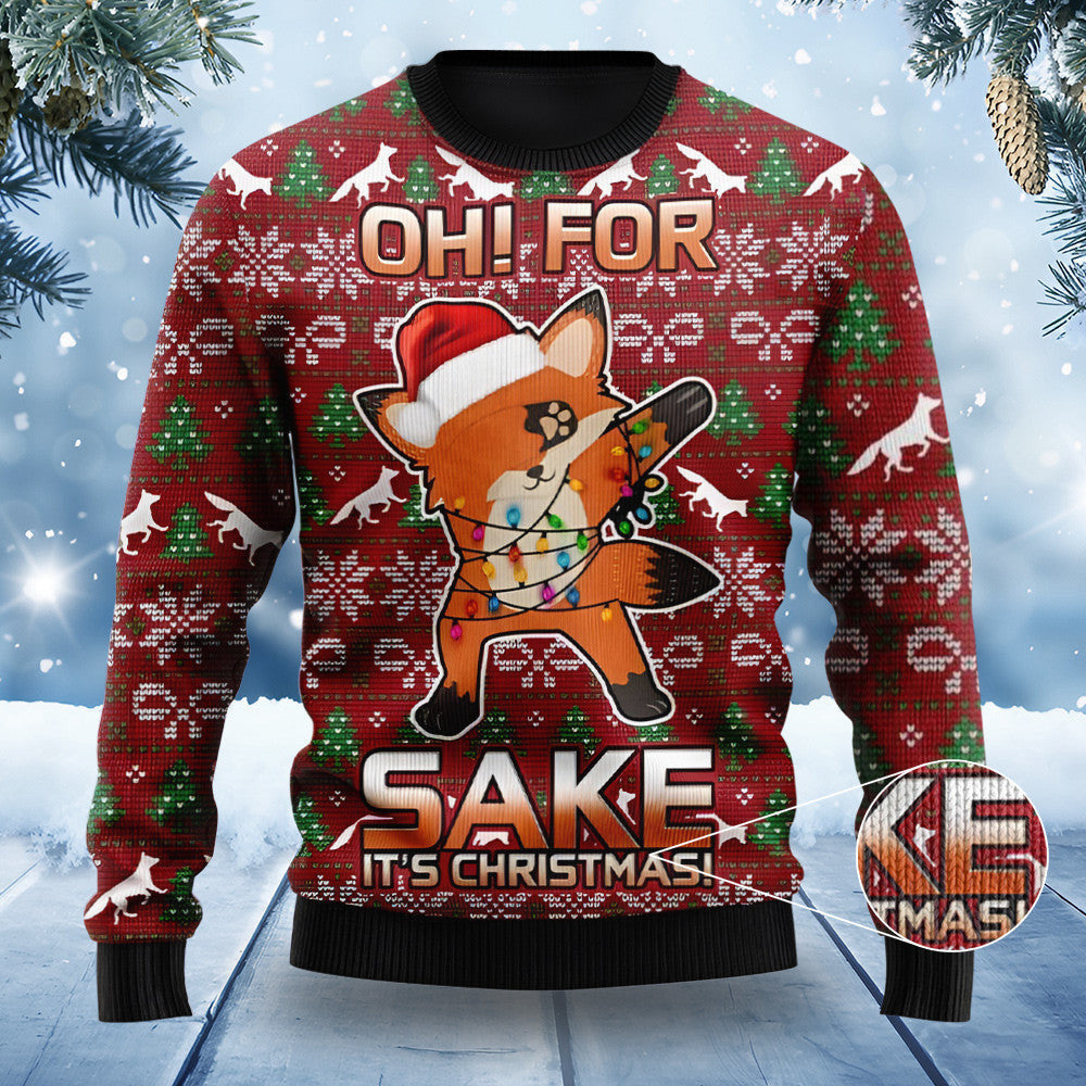 Fox Christmas Sweater Holiday Fox Ugly Christmas Sweater Xmas Jumper 2024 Gifts Fox Christmas Sweater Holiday Fox Ugly Christmas Sweater Xmas Jumper 2024 Gifts