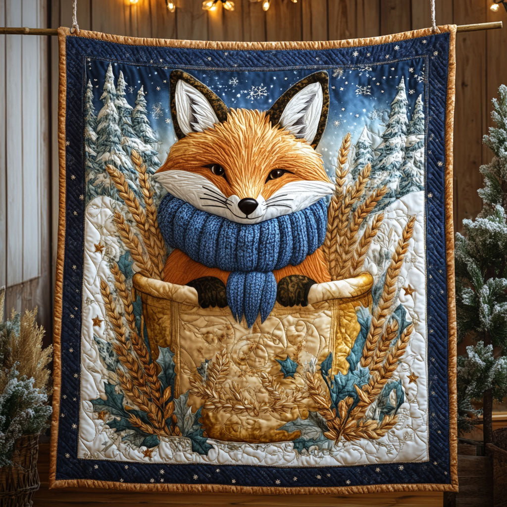 Fox Haven Quilt Perfect Housewarming Gift with Quilt Blanket