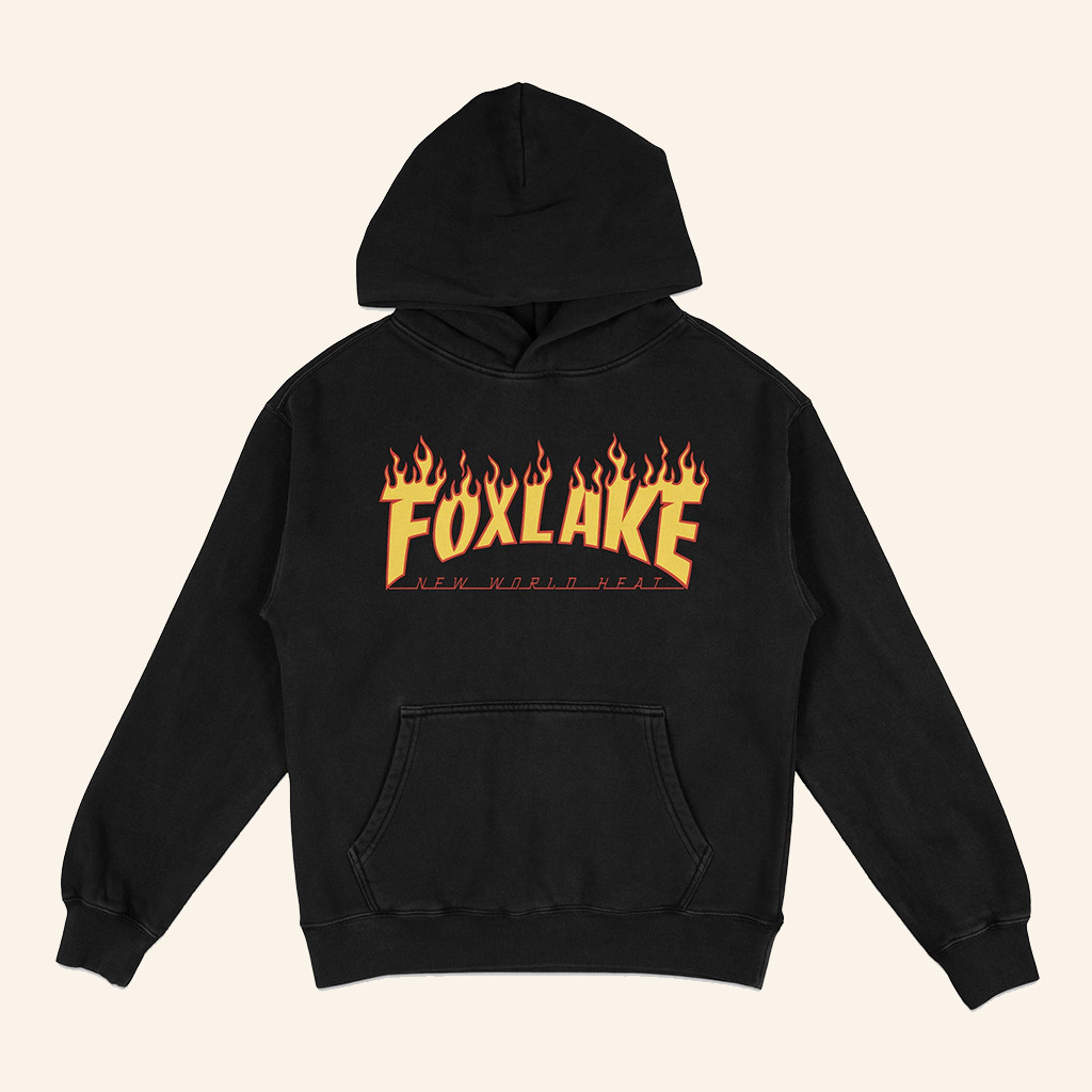 Fox Lake Merch New World Heat Thrasher Hoodie Gifts For Brothers