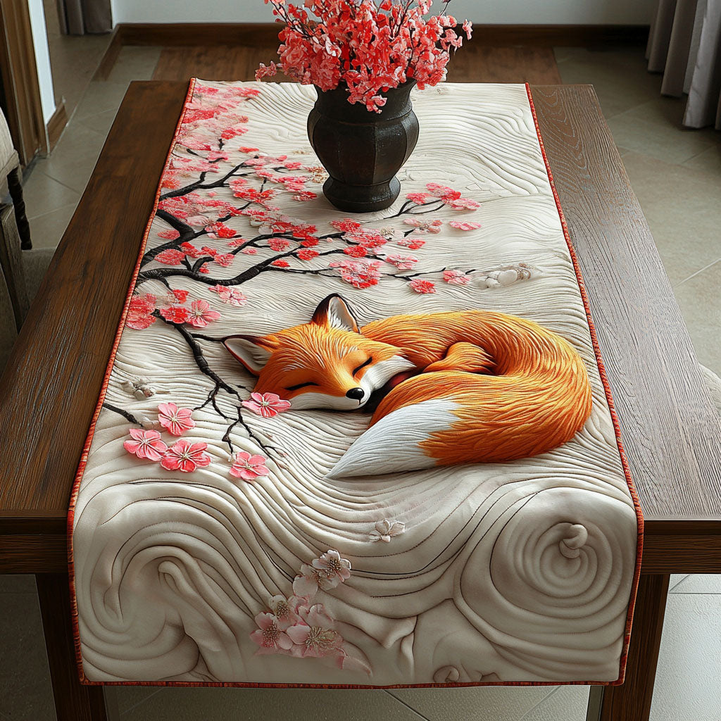 Fox of Japan Quilted Table Runner Dining Table Ideas Cute Fox Themed Gifts