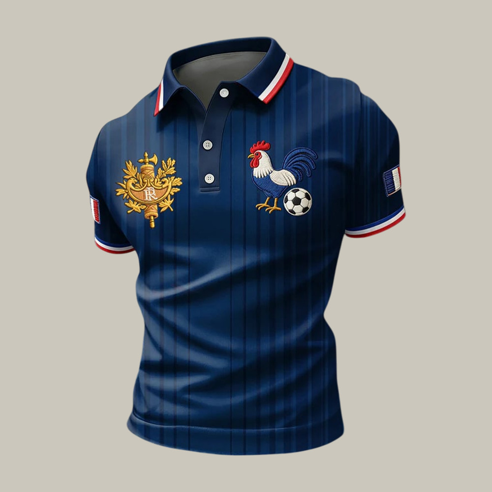 France 2026 FIFA World Cup Rooster Polo Shirt 2026 World Cup Shirt Present For Father
