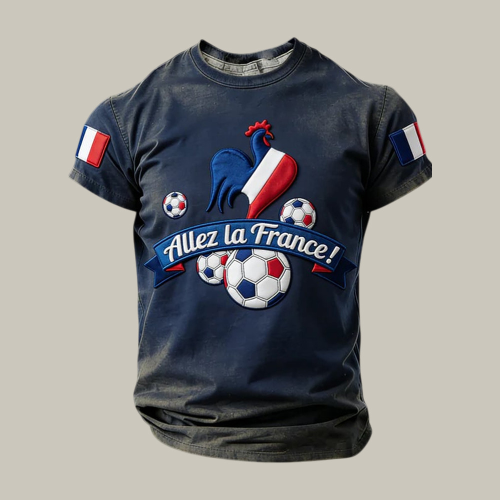 France 2026 FIFA World Cup Rooster T-Shirt 2026 World Cup Clothes Soccer Lover Present