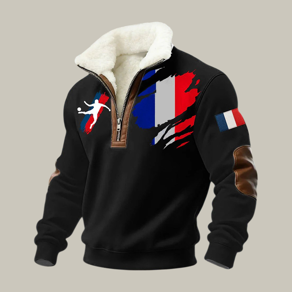 France 2026 FIFA World Cup Stand Up Collar Sweater Soccer Apparel Best Fan Gear