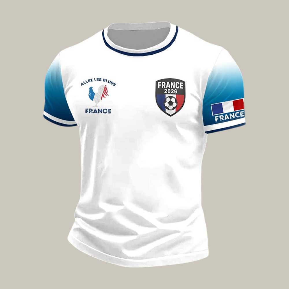 France 2026 FIFA World Cup T-Shirt Soccer Fan Shirt Game Day Gift For Dad