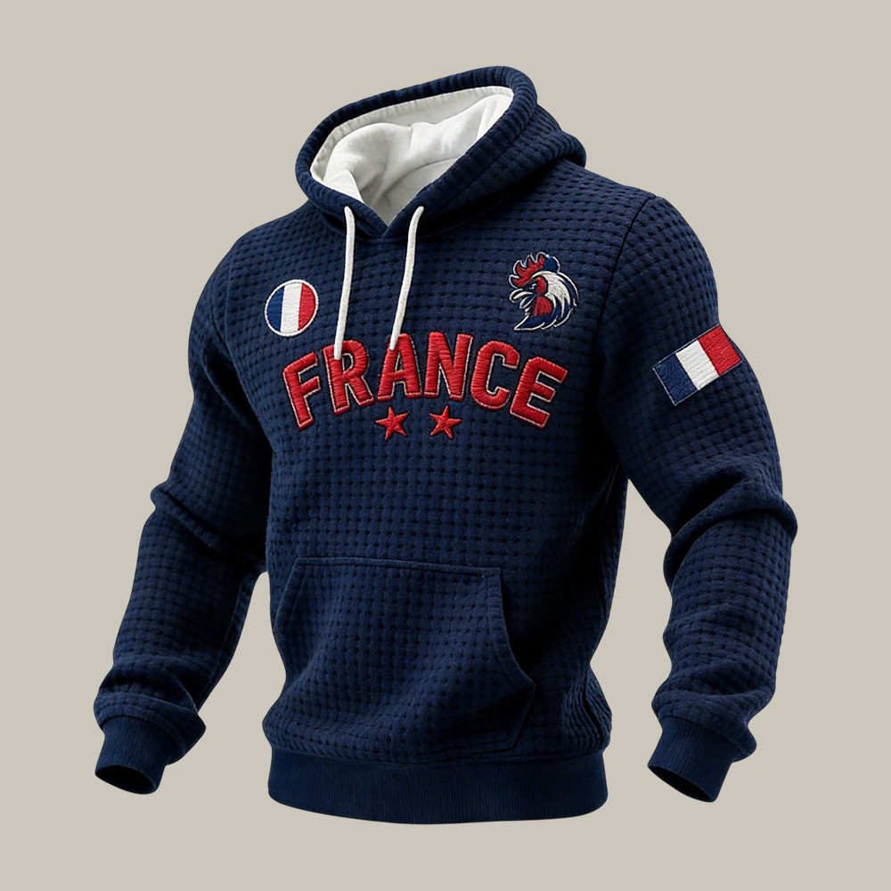 France FIFA World Cup 2026 Rooster Hoodie FIFA World Cup 2026 Apparel Fan Gear