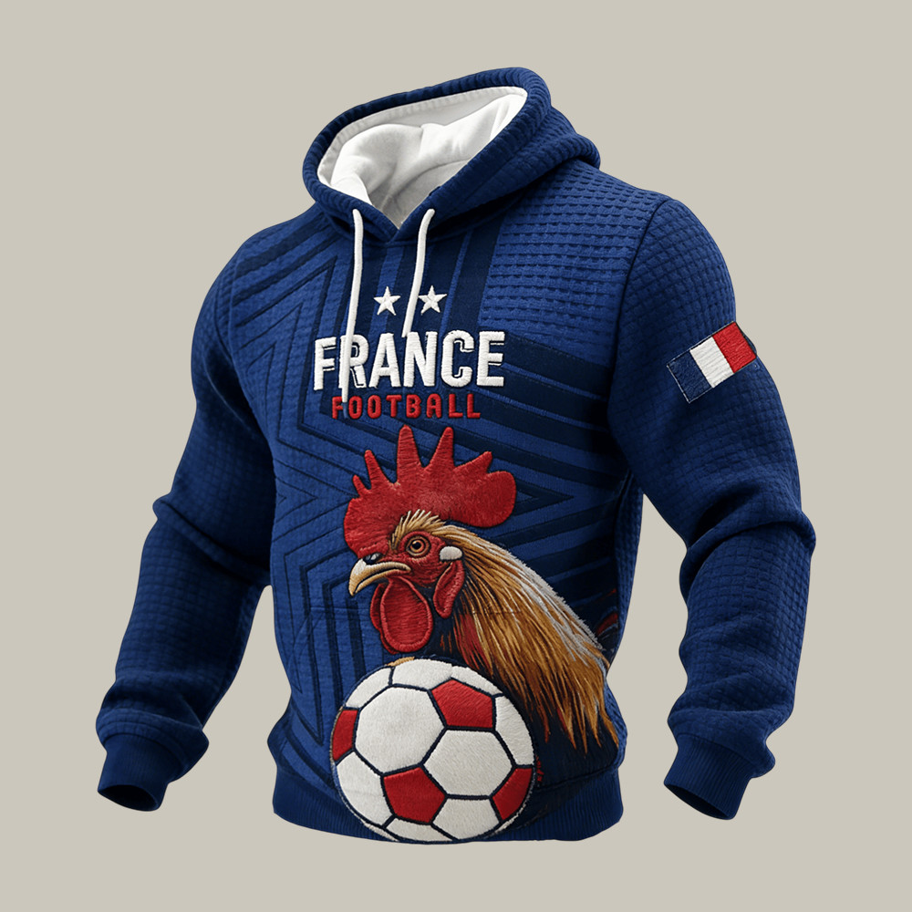 France Football Rooster Hoodie FIFA World Cup 2026 Apparel Soccer Lover Gift