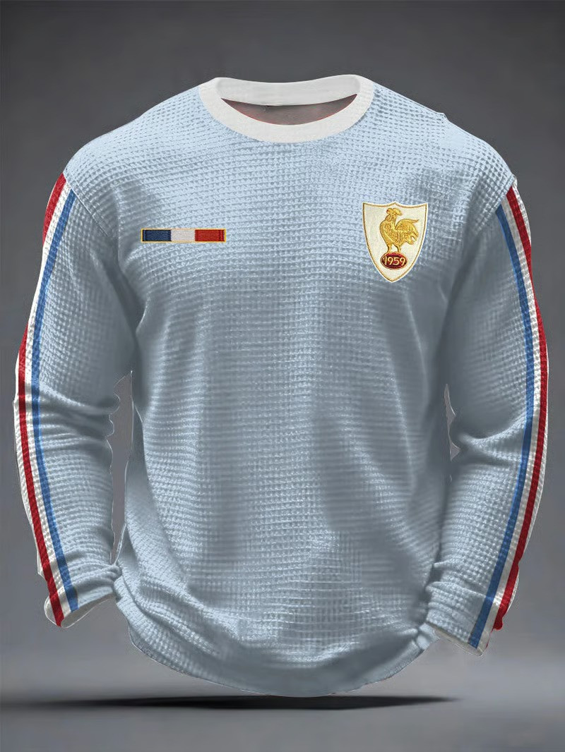 France Rugby 1959 Rooster Crest Long Sleeve Shirt Fan Gear Best Gift For France Rugby Fans