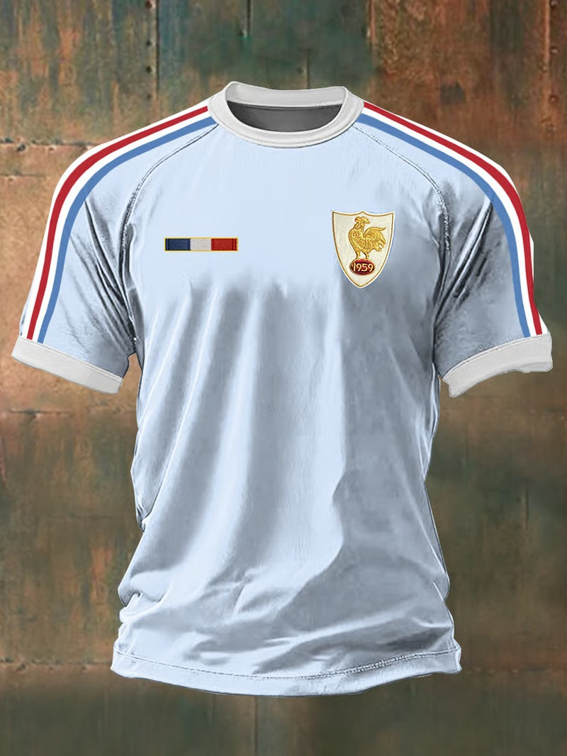 France Rugby 1959 Rooster Crest T-Shirt Fan Gear Best Gift For France Rugby Fans