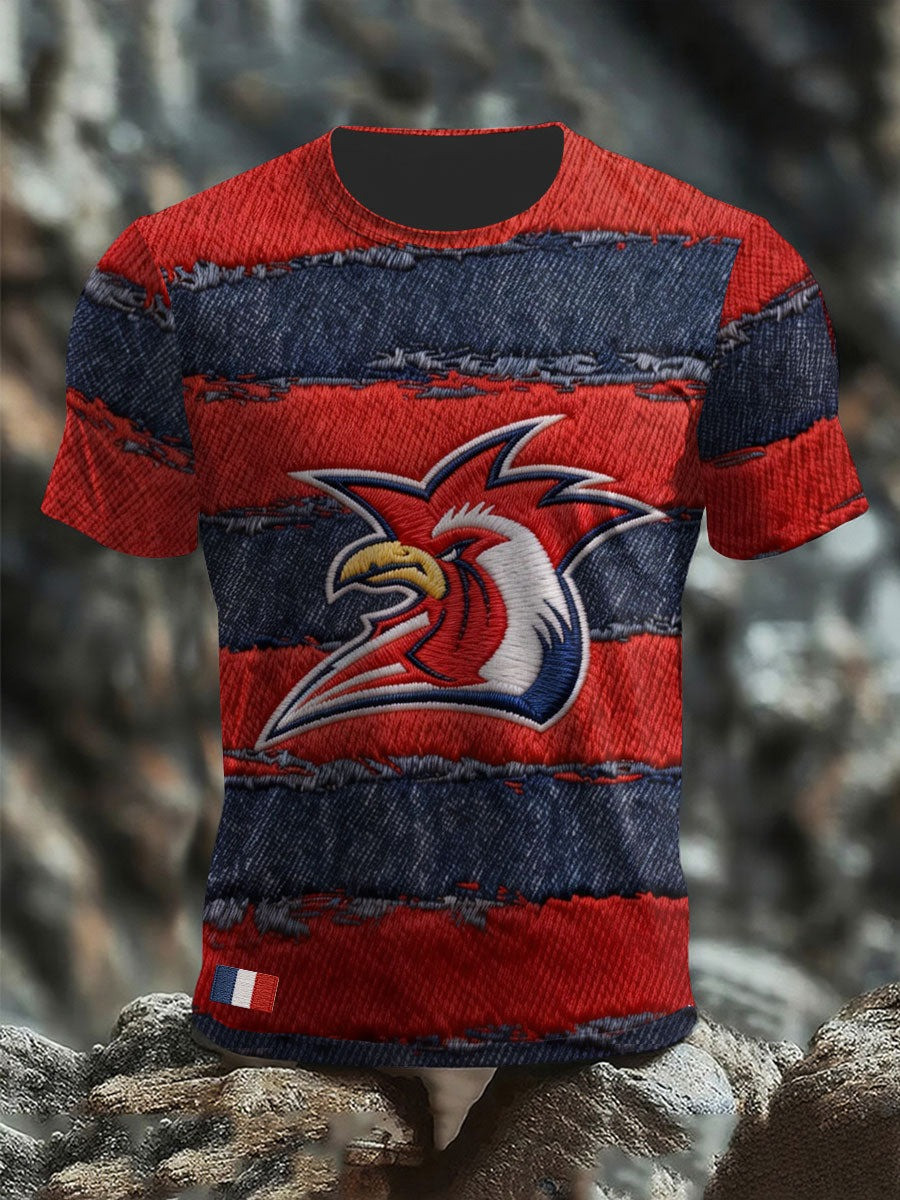 France Rugby League Shirt France Rugby Mascot Tee Six Nations Apparel Gifts For Him