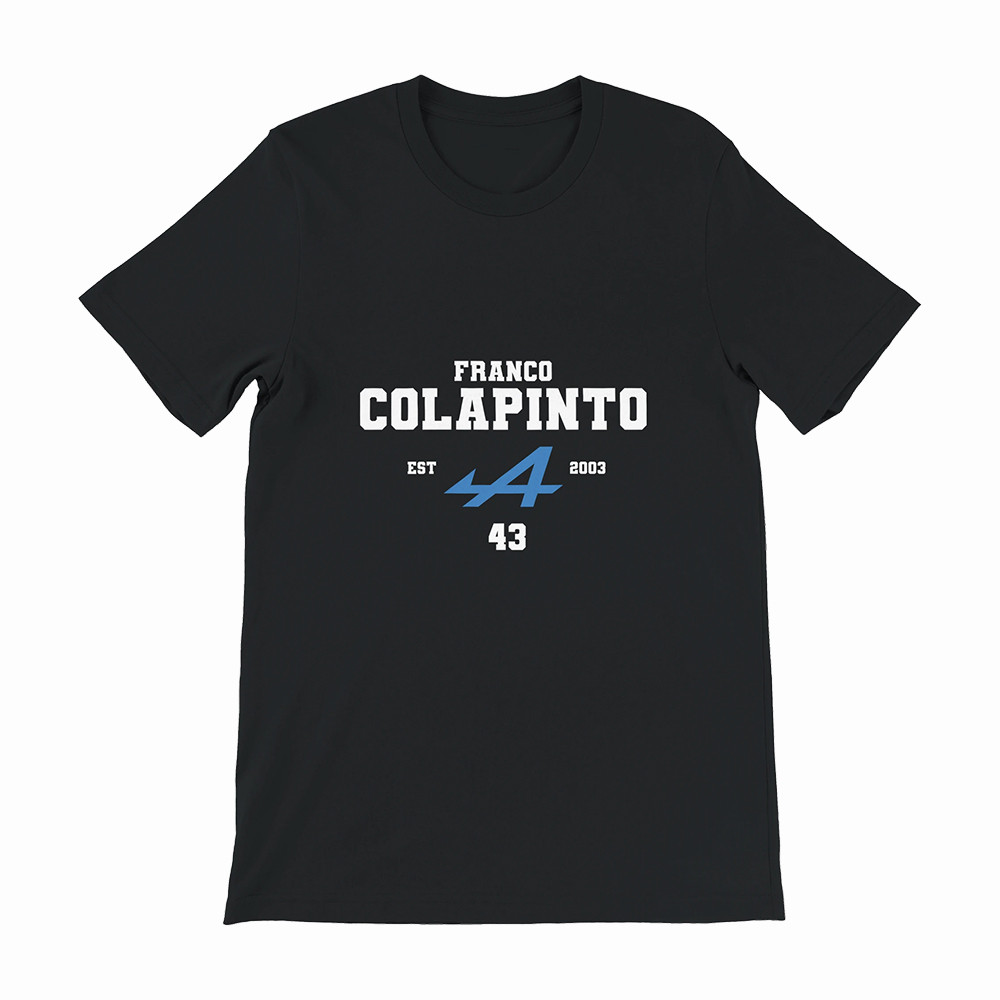 Franco Colapinto Formula 1 T-Shirt F1 Miami 2026 Clothes Unique Gift For Car Racing Fans