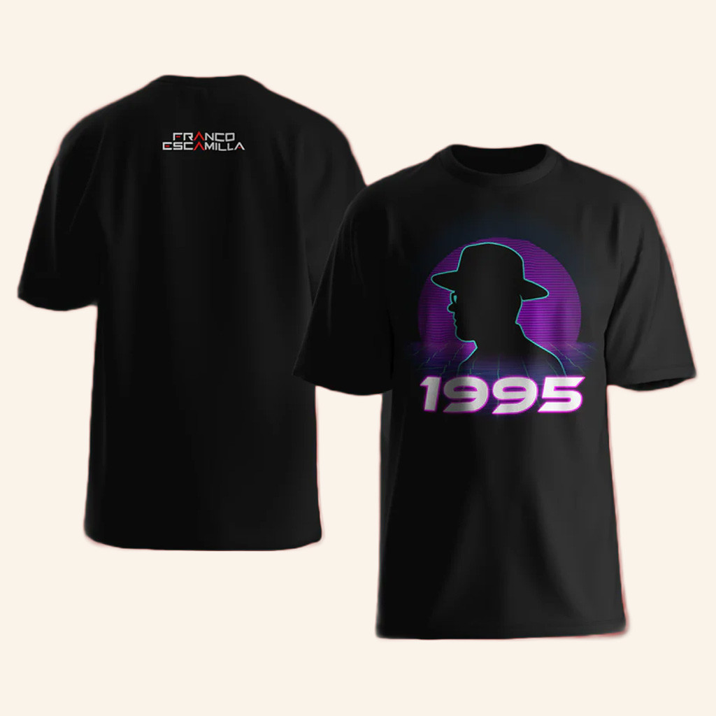 Franco Escamilla Merch Playera De La Gira 1995 Retro T-Shirt Dad Christmas Gifts