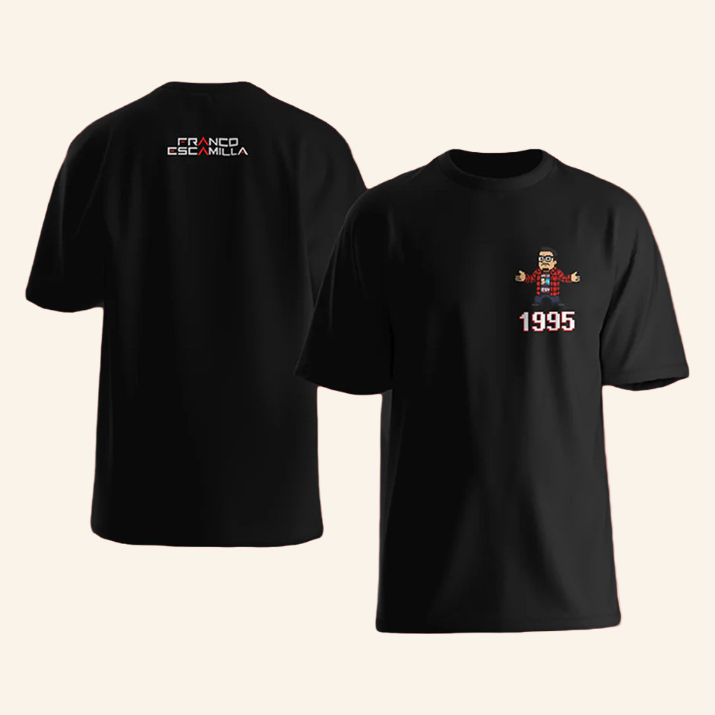 Franco Escamilla Merch Playera De La Gira 1995 T-Shirt Birthday Gift For Him Franco Escamilla Merch Playera De La Gira 1995 T-Shirt Birthday Gift For Him